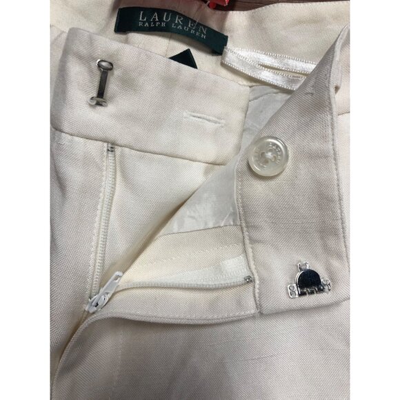 Lauren by Ralph Lauren 100% Silk Exterior Wide Leg Pants - size 4 - Picture 6 of 9